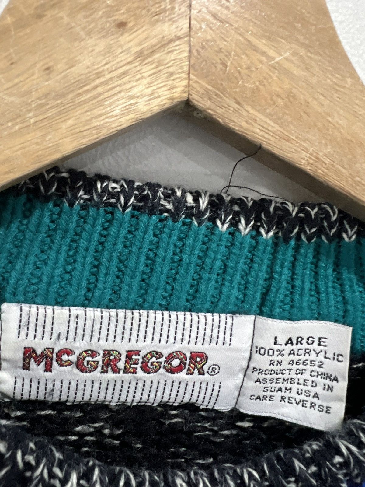 Vintage Vintage Mcgregor Pattern Knit Sweater crewneck Size US L / EU 52-54 / 3 - 4 Thumbnail