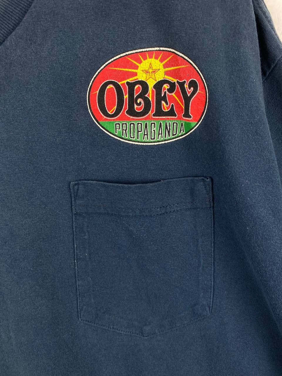 Obey obey propaganda big logo back tee Size US XL / EU 56 / 4 - 3 Thumbnail