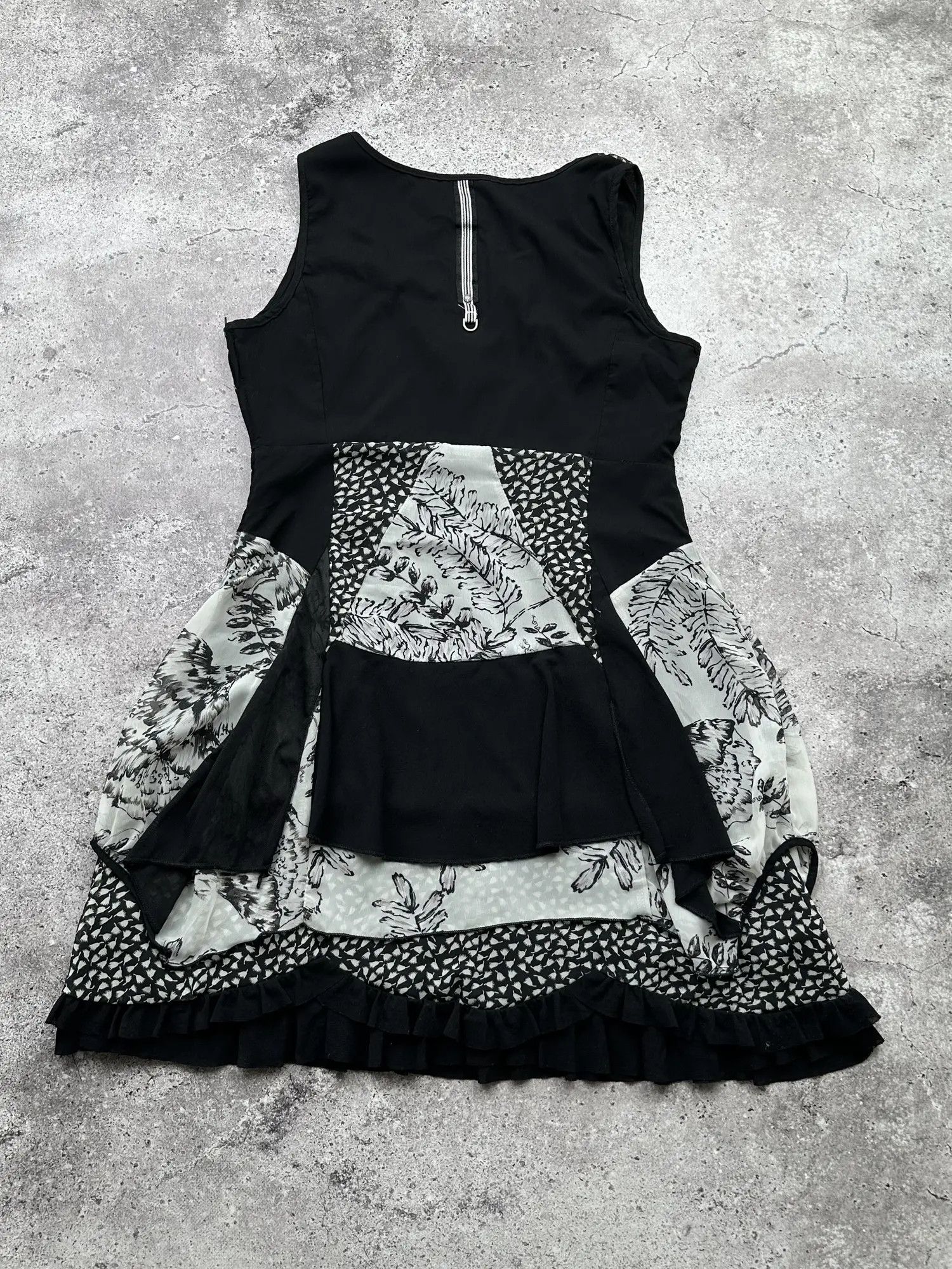 Japanese Brand Vintage Flare Printed Dress C201(V339)(E8) Size M / US 6-8 / IT 42-44 - 7 Thumbnail