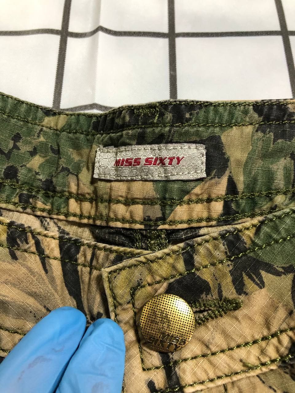 Miss Sixty vintage Miss Sixty Denim pants print jeans crazy Y2K Size 33" - 5 Thumbnail