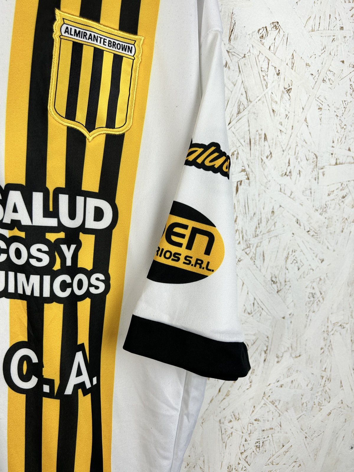 Other Retiel Club Almirante Brown 2018/19 Away Kit Soccer Jersey Size US L / EU 52-54 / 3 - 4 Thumbnail