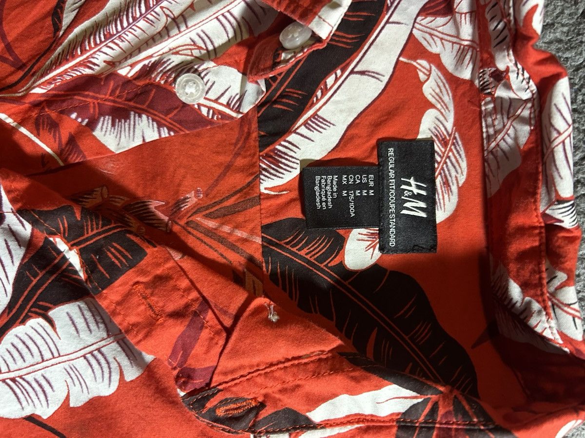 H&M H&M red Hawaii shirt Size US M / EU 48-50 / 2 - 3 Thumbnail