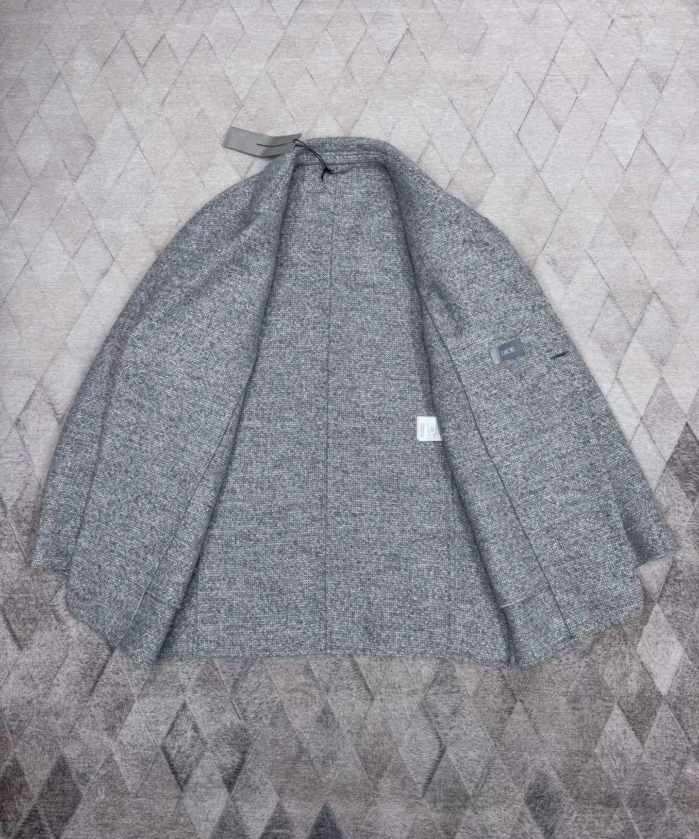 Dior Dior 2024 Autumn Winter Gray Wool Coat. Size US L / EU 52-54 / 3 - 6 Thumbnail