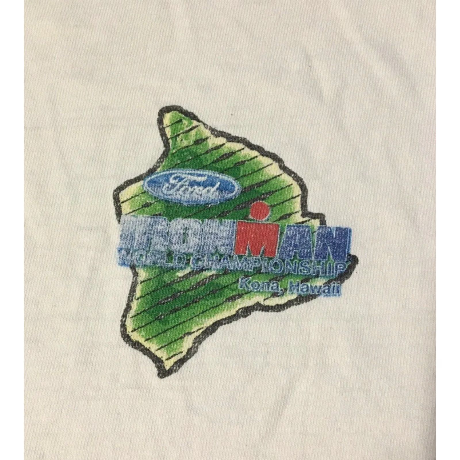Vintage Vtg Ford Ironman Championship Faded Distress Shirt L Hawaii Surf Grunge PE 90s Size US L / EU 52-54 / 3 - 3 Thumbnail