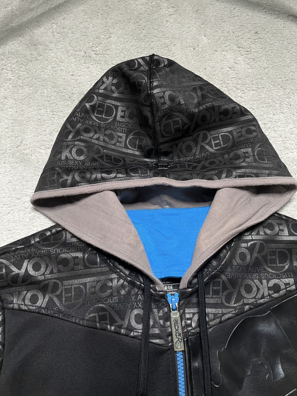 Ecko Unltd. Vintage Black Hoodie Sweatshirt ZIP Up Ecko Print Hip hop Size US S / EU 44-46 / 1 - 4 Thumbnail