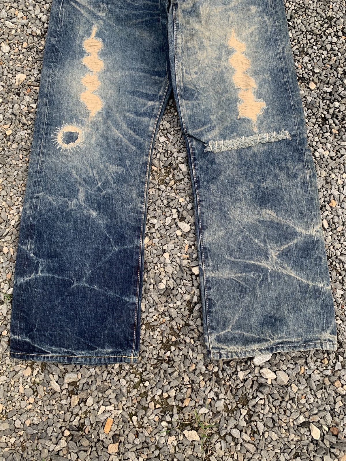 Kapital SCANNER FUNDAMENTAL CLAWMARK SELVEDGE JAPANESE RUSTY DENIM Size US 32 / EU 48 - 7 Thumbnail