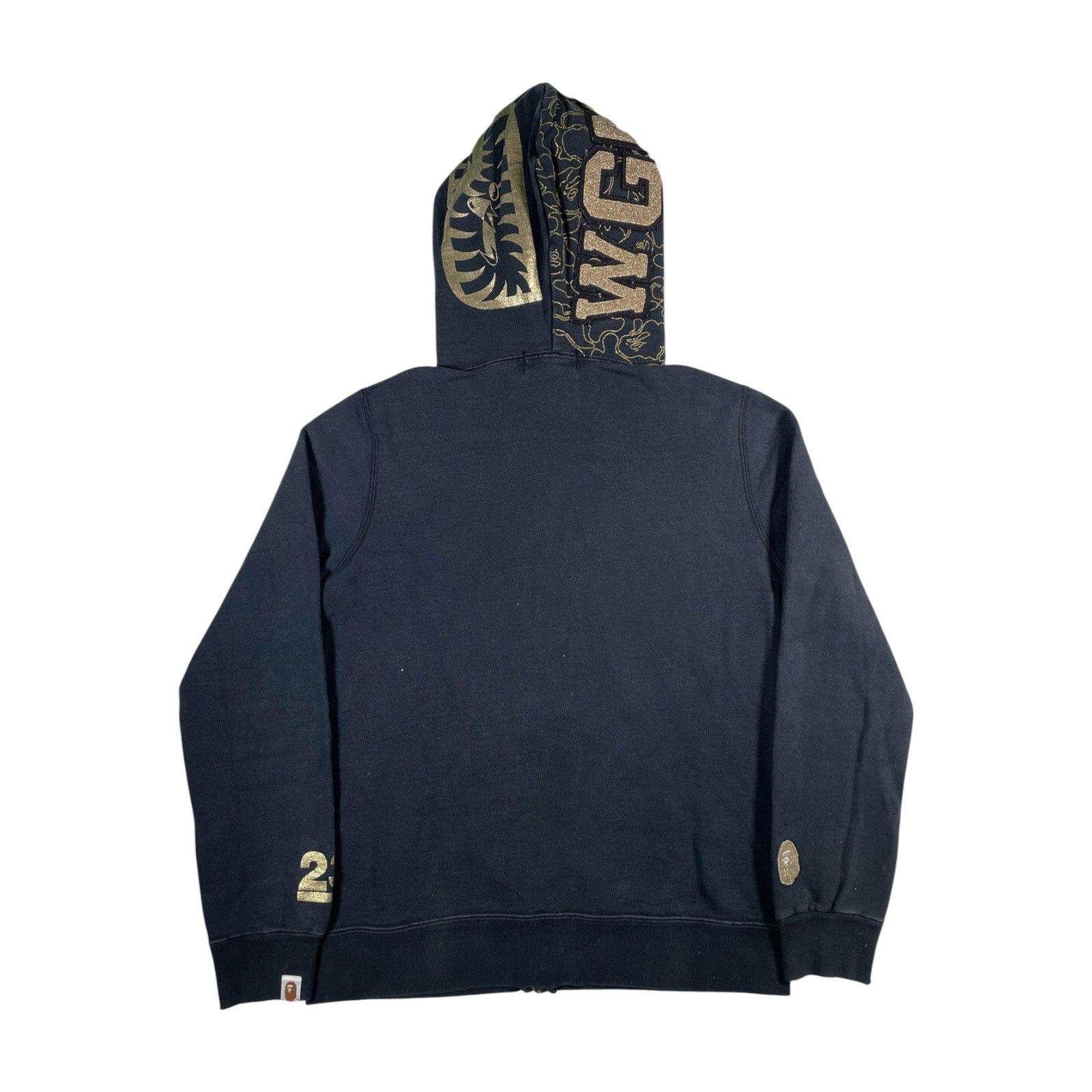 Bape Bape Black & Gold Zip Up Size S / US 4 / IT 40 - 2 Thumbnail