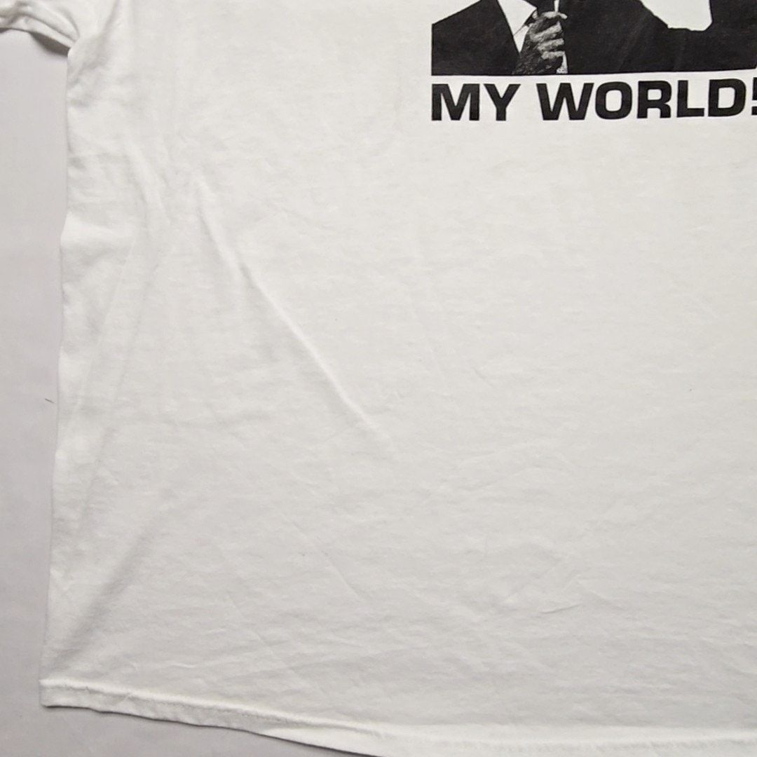 Gildan Barack My World Barack Obama White 2XL Political Humor Tee Size US XXL / EU 58 / 5 - 3 Thumbnail