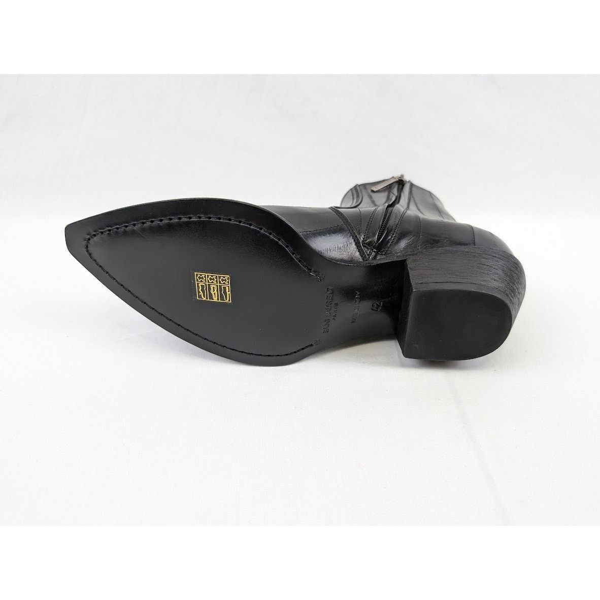 Saint Laurent Paris o1rshd1 Eel Anguilla Leather Lukas Boots in Black Size US 9 / EU 42 - 12 Thumbnail