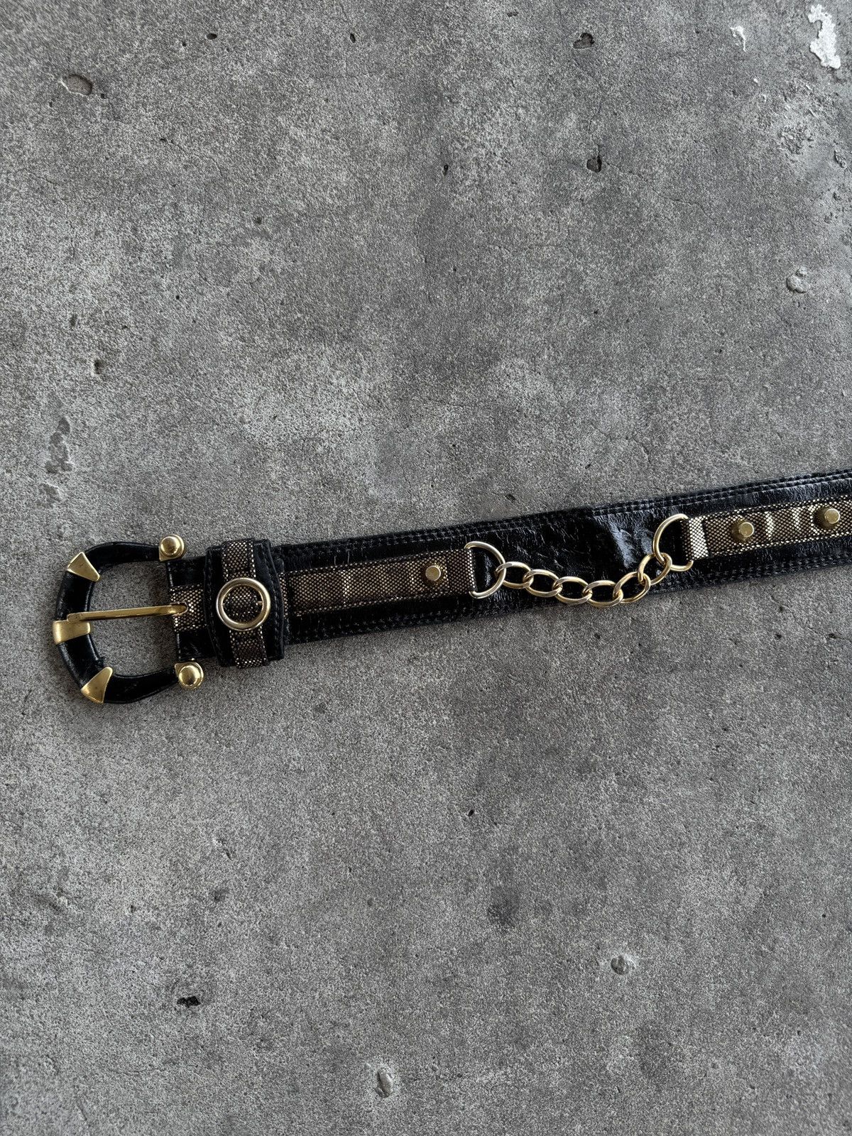 Japanese Brand Egoist Studed N Chains Belt Size ONE SIZE - 10 Thumbnail