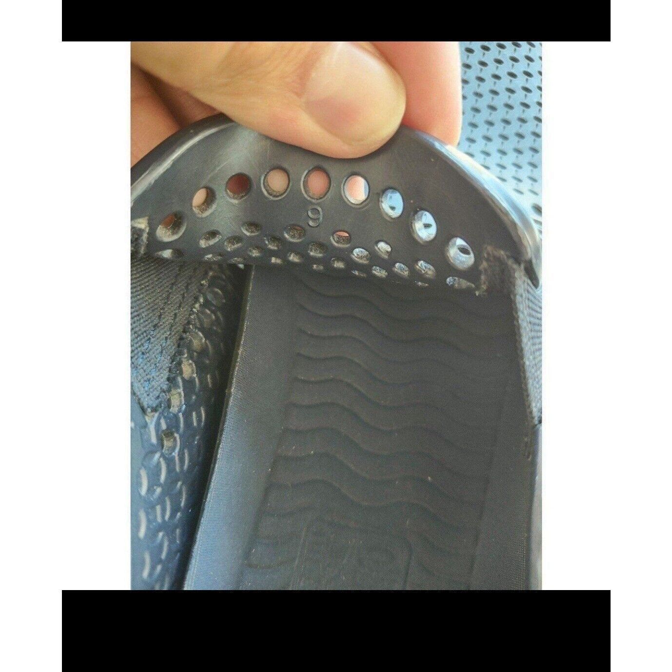 Salvatore Ferragamo Salvatore Ferragamo Perforated Fury Navy Blue Rubber Boat Sh Size US 9 / EU 42 - 7 Thumbnail