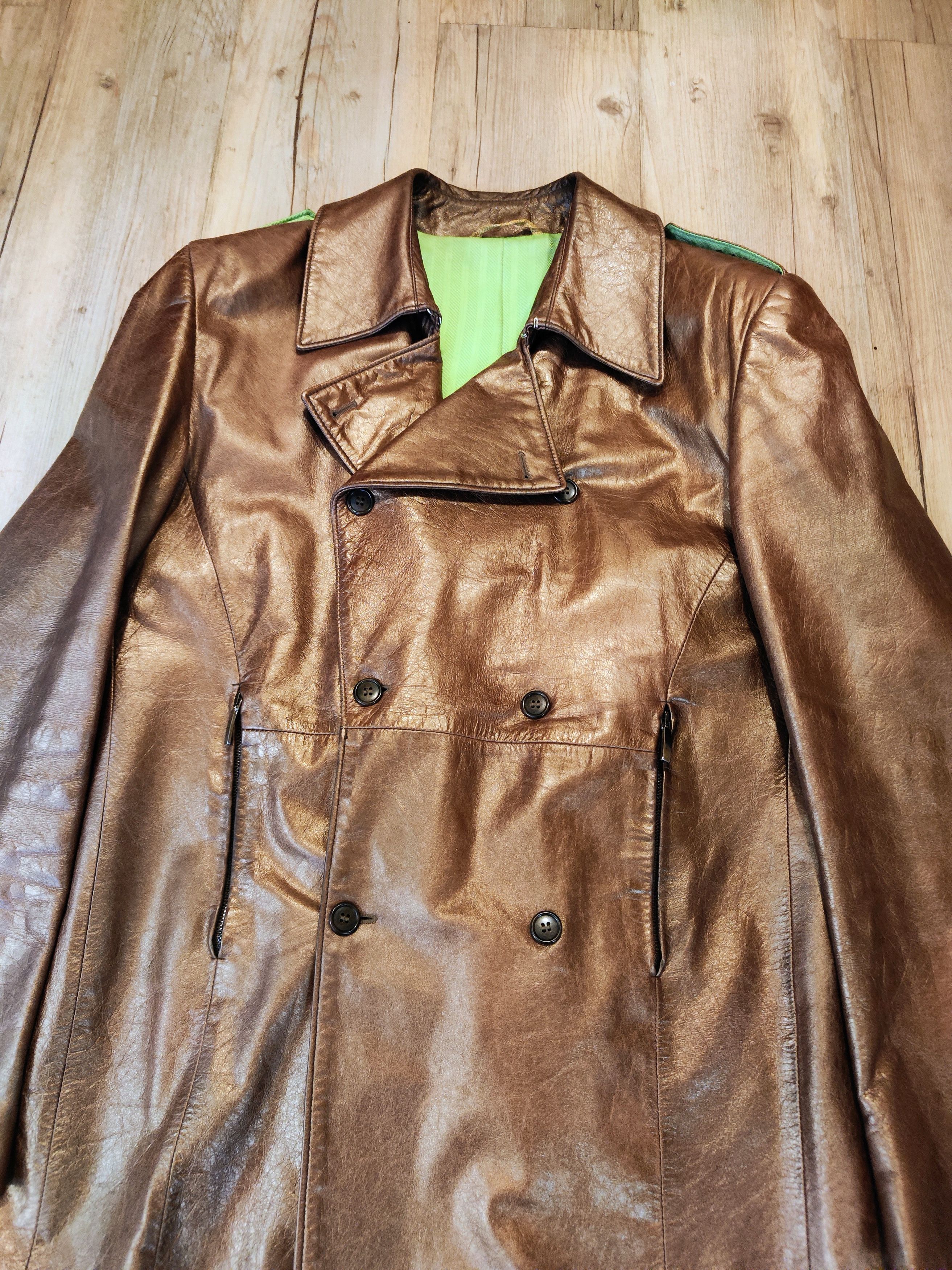 Ozwald Boateng GRAIL! Runway gold leather jacket SS07.Like Tom Ford Size US L / EU 52-54 / 3 - 7 Thumbnail