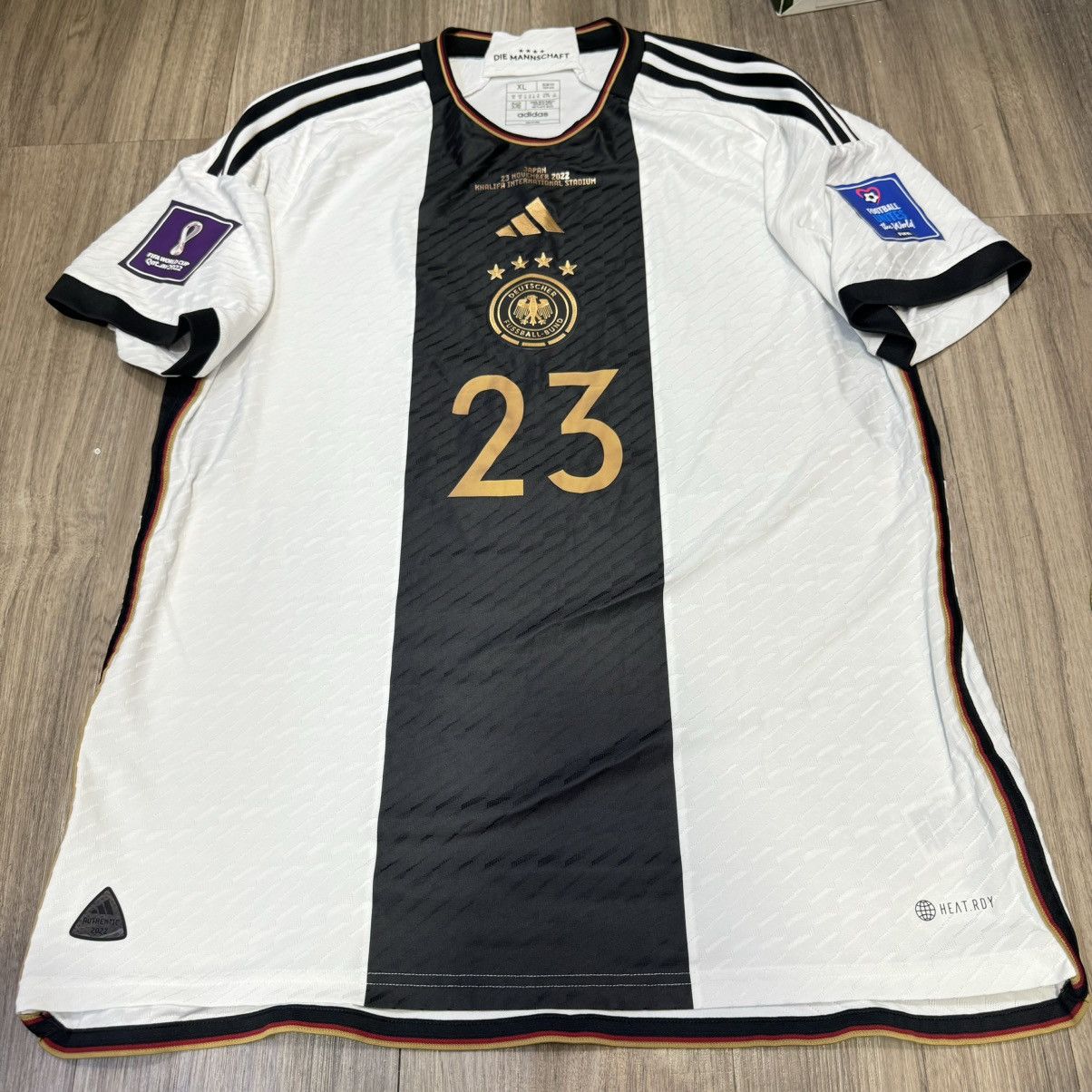 Germany WC2022 player issue home shirt #23 Schlotterbeck