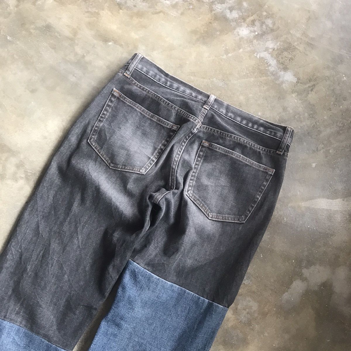 Handmade × Uniqlo Uniqlo Patchwork Jeans Denim Size US 30 / EU 46 - 6 Thumbnail