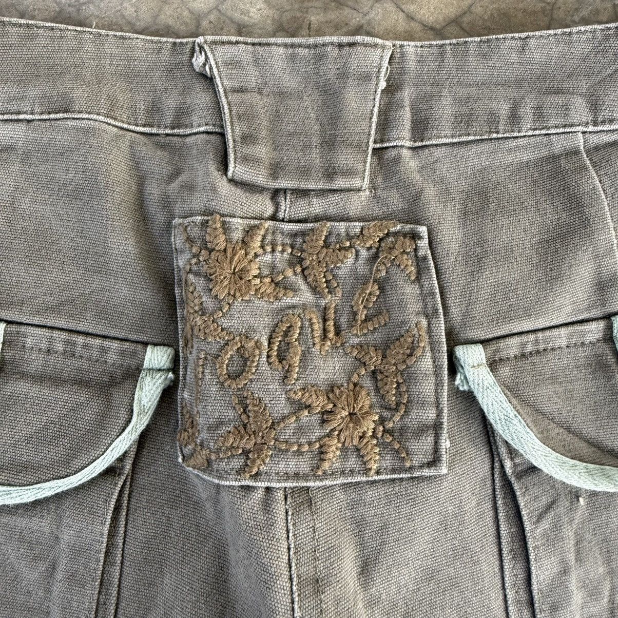 Japanese Brand Vintage Landewei Dark grey Women Cargo Pants W29 Size US 29 - 10 Thumbnail