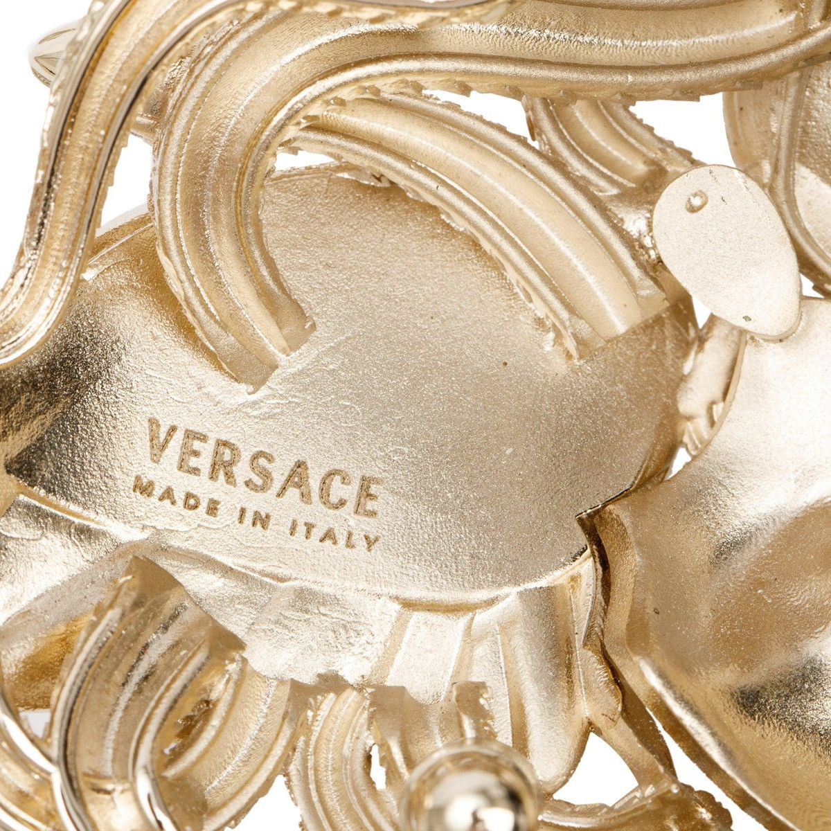 Versace Versace Black Calfskin Leather Palazzo Medusa Belt Size 30 - 3 Thumbnail