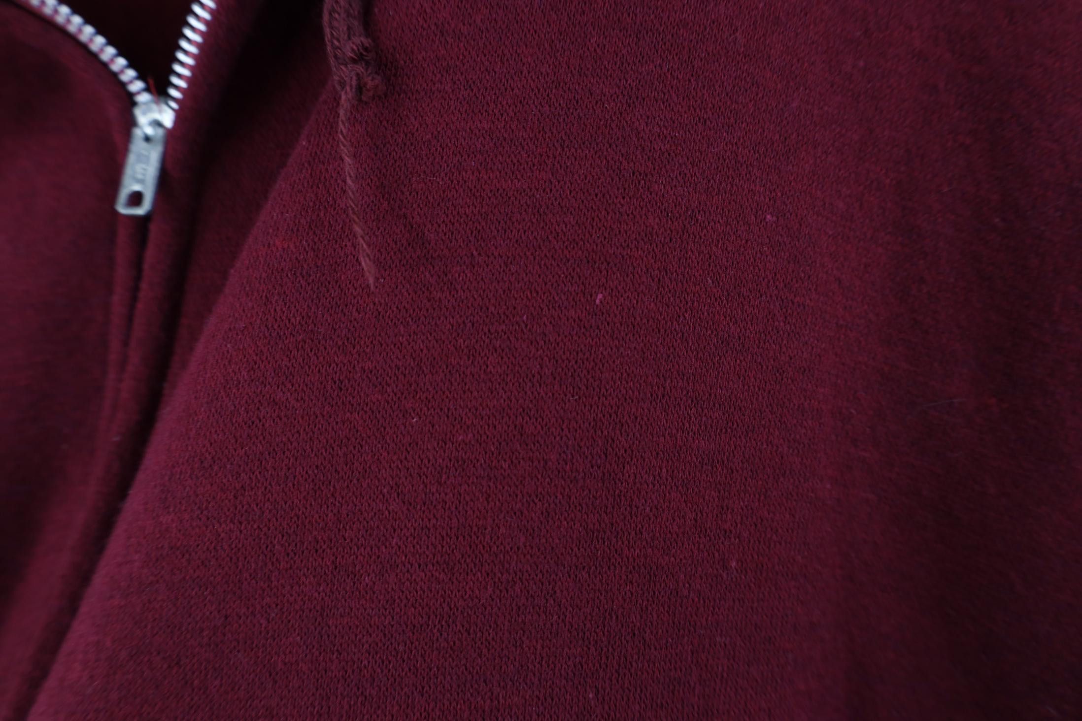Vintage Vintage 70s Streetwear Full Zip Hoodie Sweatshirt Red USA Size US M / EU 48-50 / 2 - 5 Thumbnail