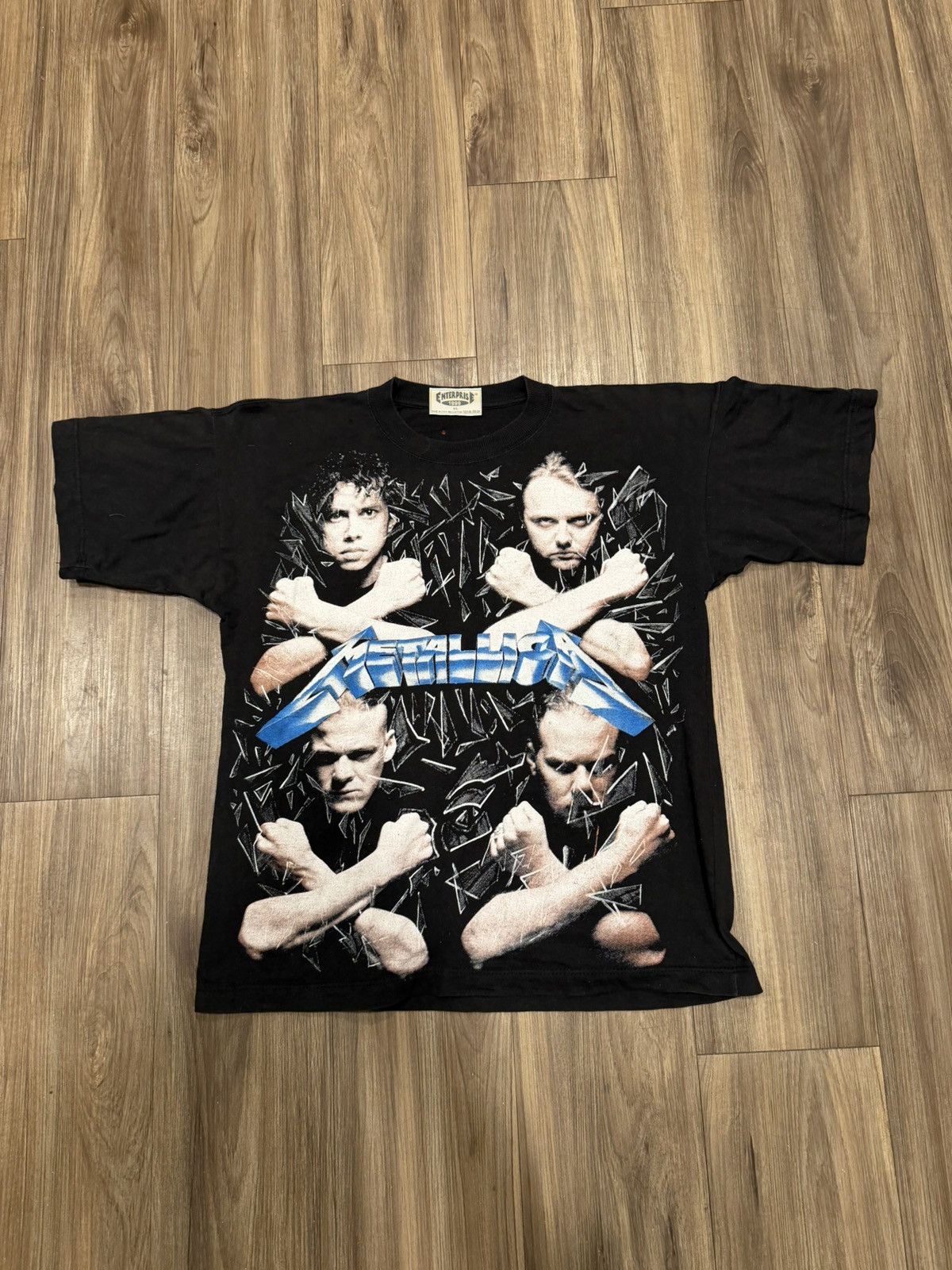 Vintage Vintage European Italian Metallica Bootleg tee Size US L / EU 52-54 / 3 - 1 Thumbnail