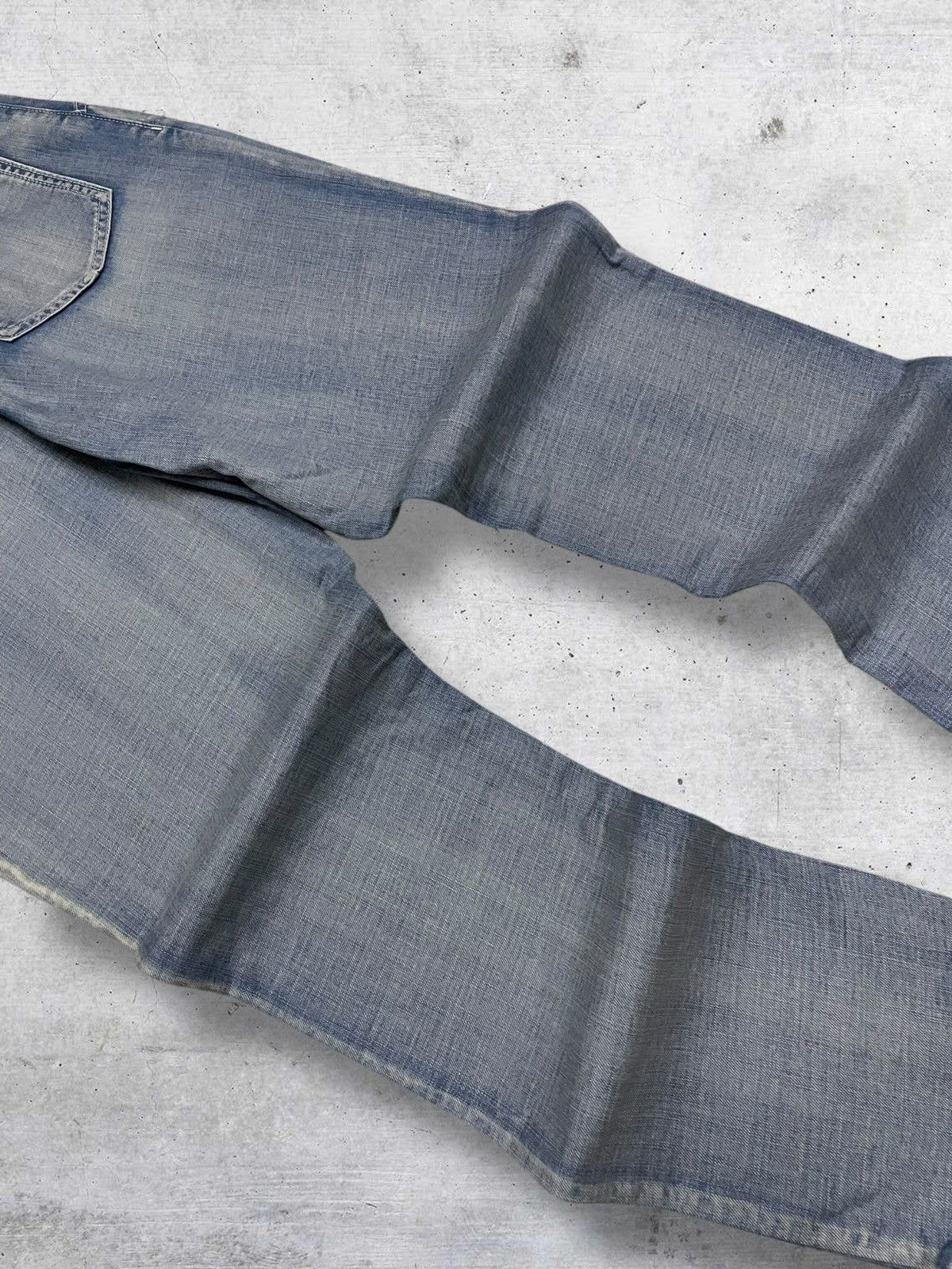 Ne-Net VINTAGE JAPAN 90S ISSEY MIYAKE NE-NET BLUEWASHED DENIM Size US 27 - 11 Thumbnail
