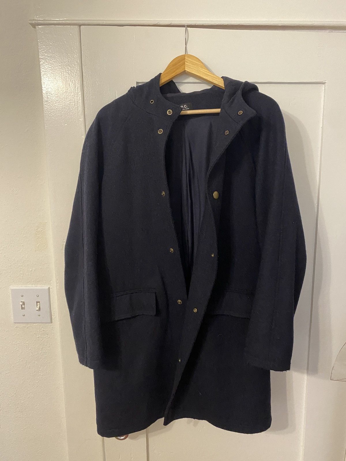 A.P.C. A.P.C. Wool parka navy size xs Size US XS / EU 42 / 0 - 7 Thumbnail