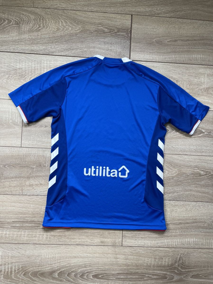 Hummel × Vintage GLASGOW RANGERS 2018-2019 HOME FOOTBALL SHIRT JERSEY Size US S / EU 44-46 / 1 - 7 Thumbnail