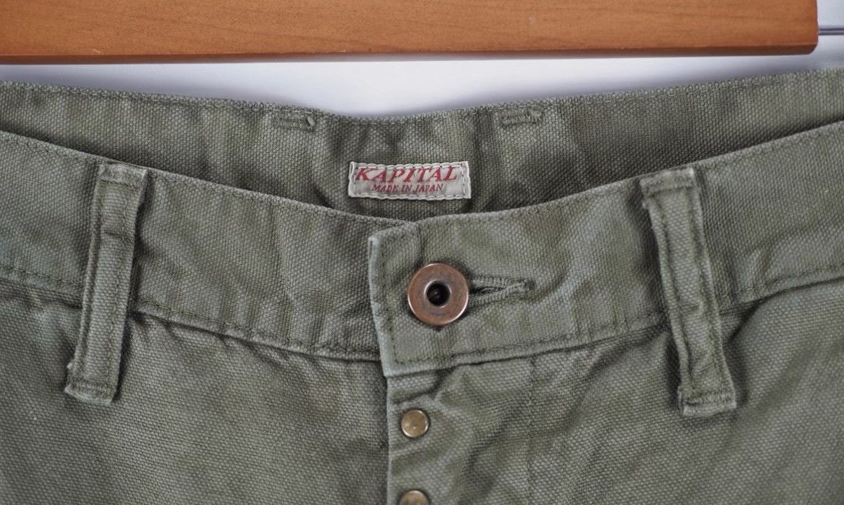 Kapital Kapital Olive Green Strap Cargo Pants J16 Size US 34 / EU 50 - 5 Thumbnail