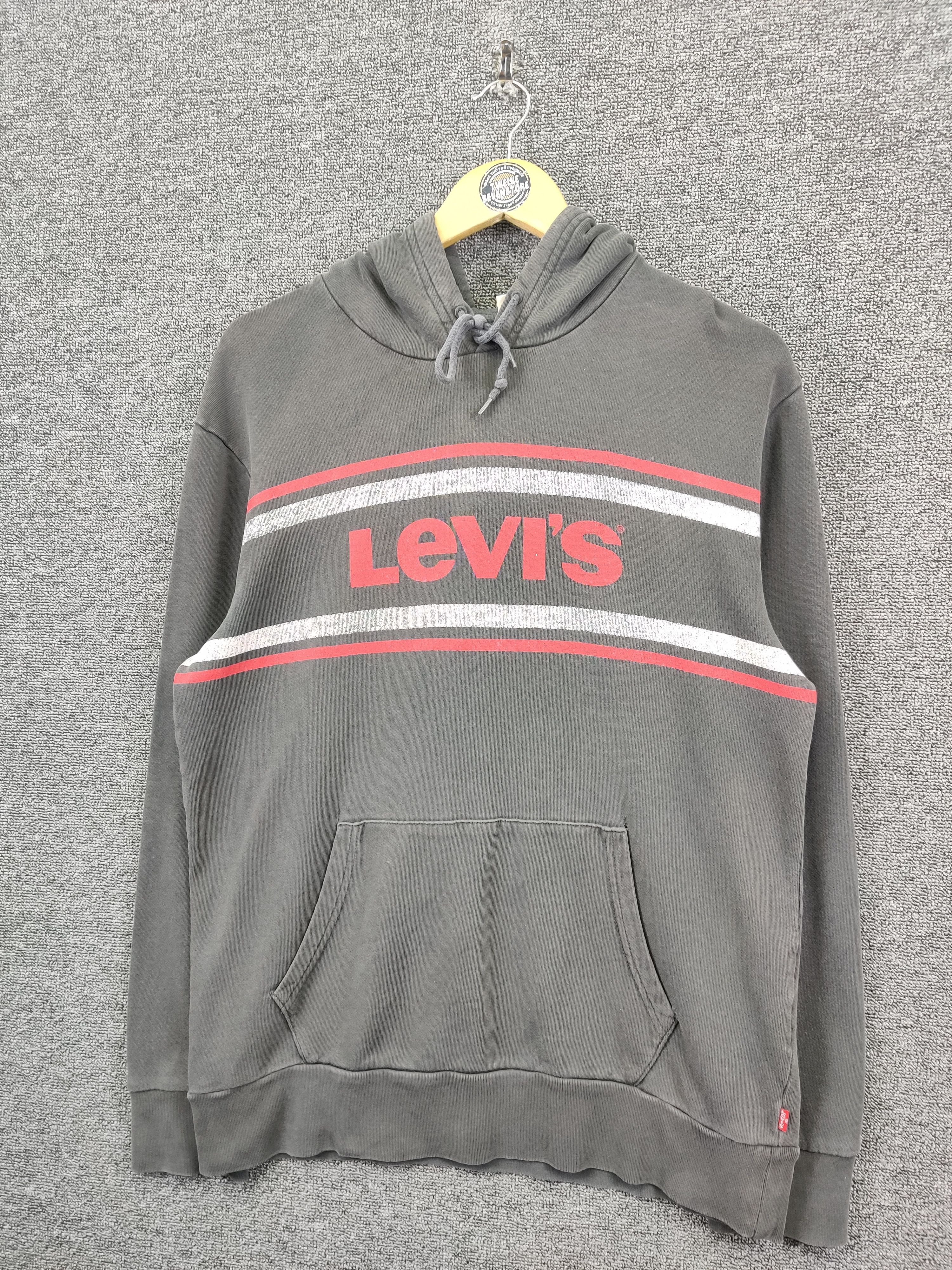 Levi's Vintage Clothing Vintage Levi's Spell Out Pullover Hoodie Size US M / EU 48-50 / 2 - 2 Thumbnail
