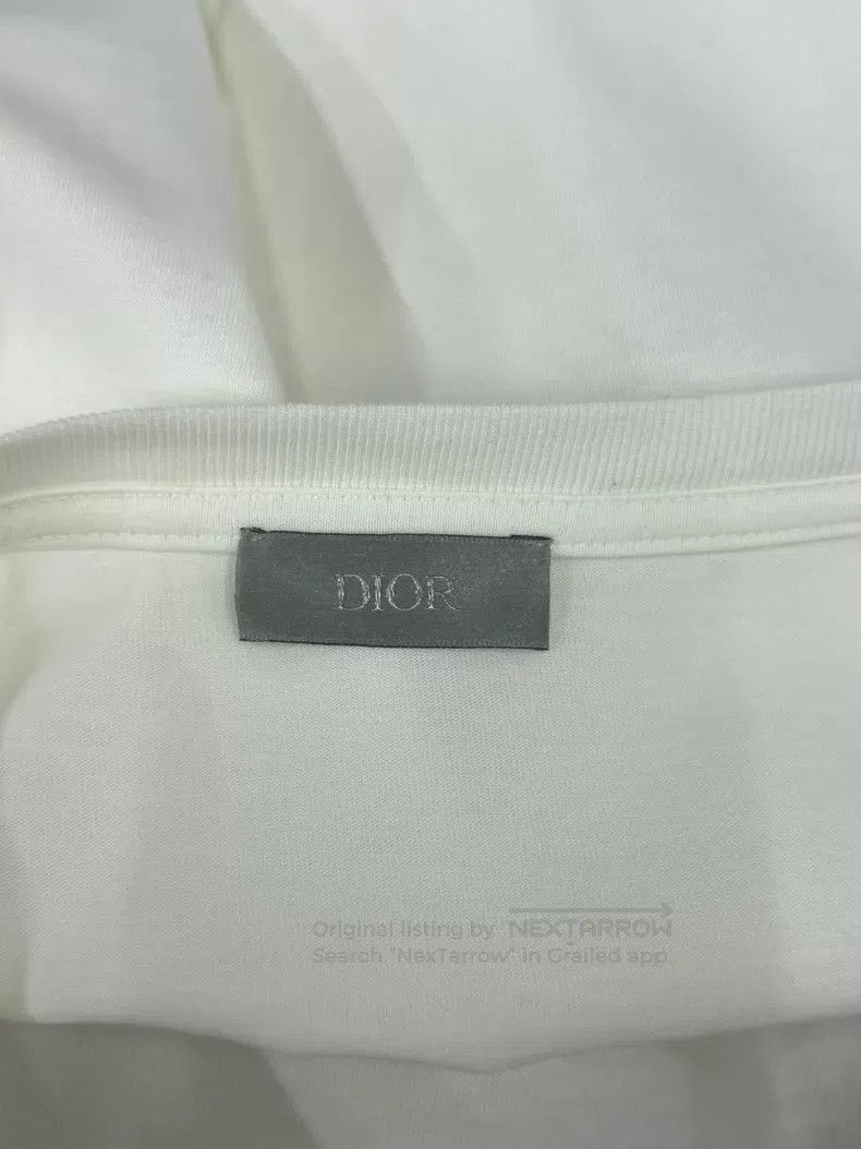 Dior Dior White coral letter short-sleeved printed T-shirt Size US L / EU 52-54 / 3 - 4 Thumbnail