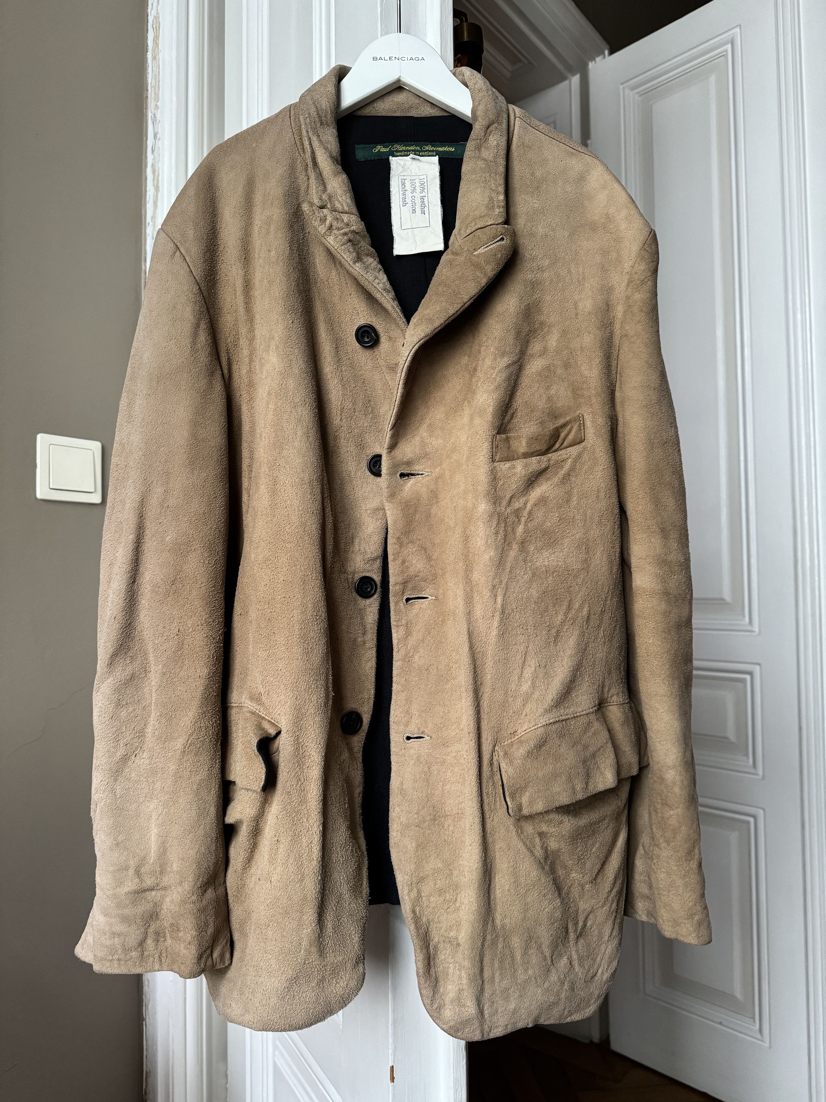 Paul Harnden Shoemakers PAUL HARNDEN SHOEMAKERS LEATHER POCKET BLAZER SIZE-M- Size US M / EU 48-50 / 2 - 4 Thumbnail