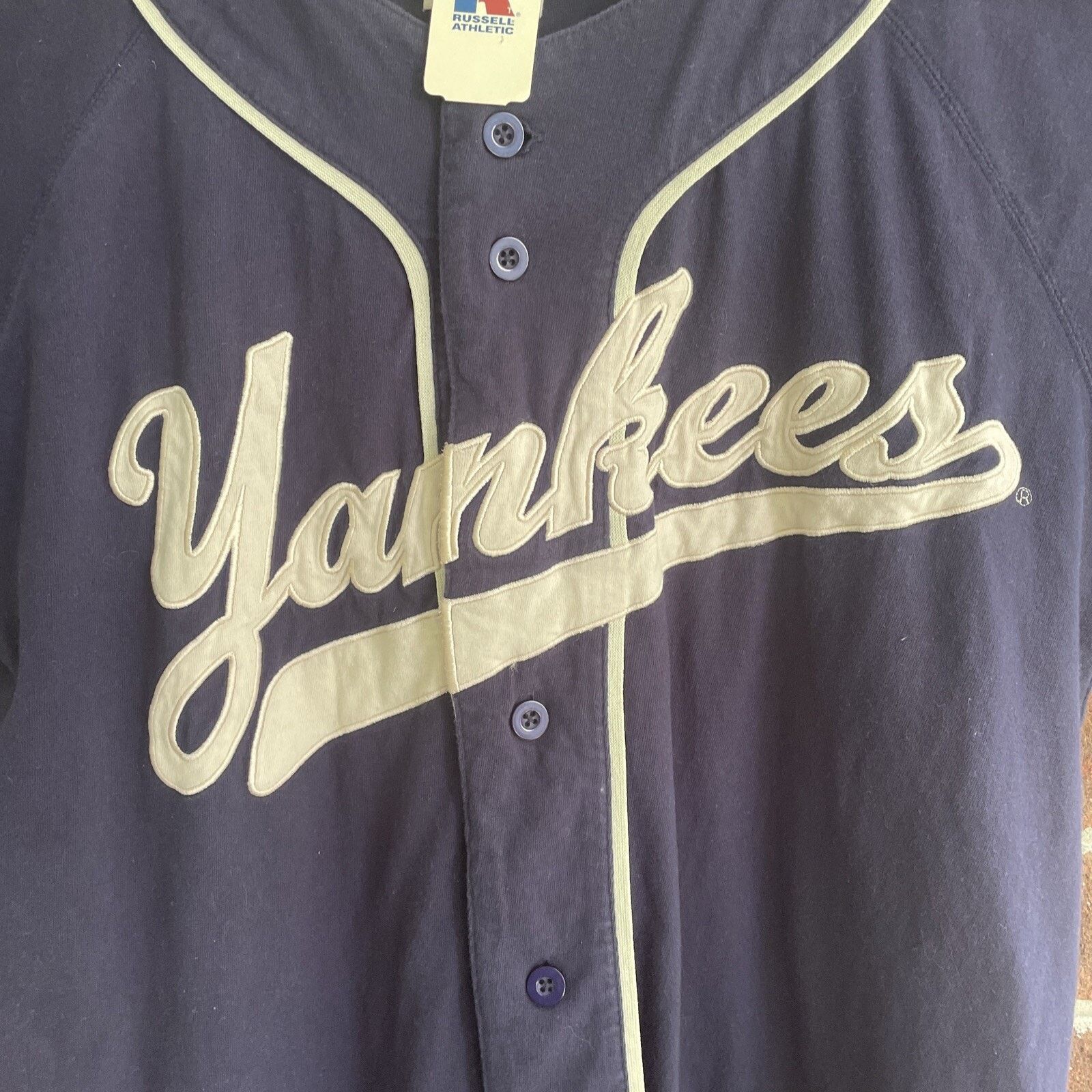 Russell Athletic VTG Russell Athletic NY Yankees Stitched MLB Jersey Sz M NWT Size 42 - 3 Thumbnail