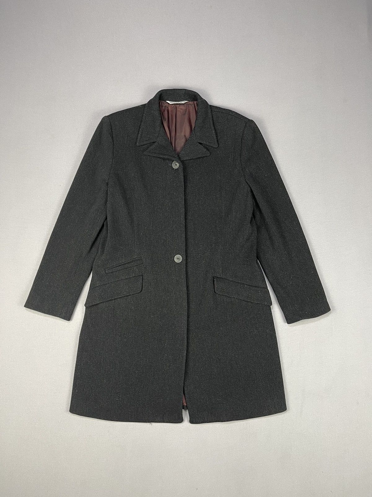 Versace Versace Sport Wool Long Coat Size S / US 4 / IT 40 - 1 Thumbnail