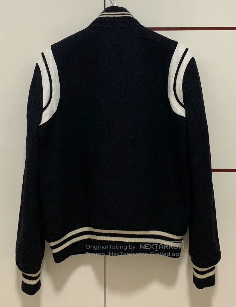 Saint Laurent Paris Saint Laurent Paris Black and White Wool Mixed Leather Bas Size US M / EU 48-50 / 2 - 2 Thumbnail
