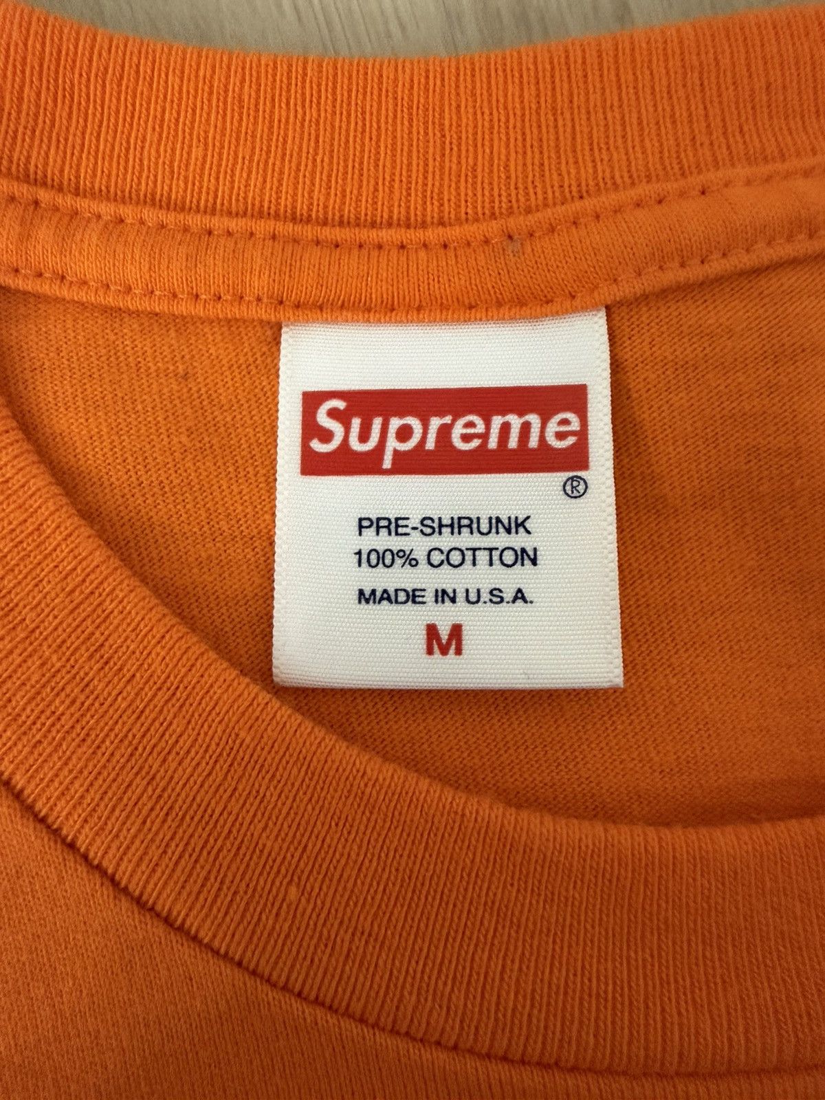 Supreme Supreme FW20 Lovers Tee Orange Size US M / EU 48-50 / 2 - 6 Thumbnail