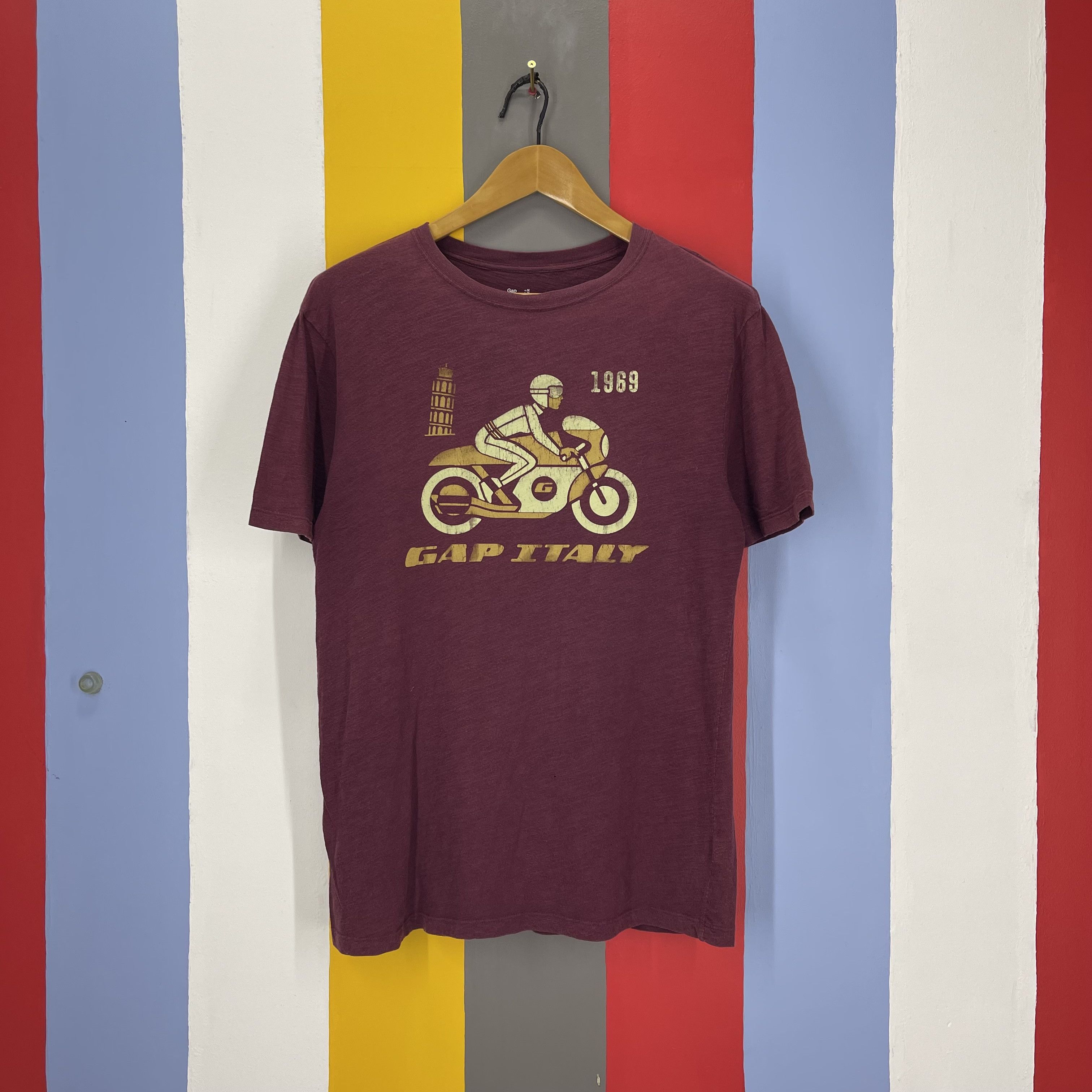 Gap GAP ITALY Crew Neck T Shirt #1551/AZ Size US M / EU 48-50 / 2 - 1 Thumbnail