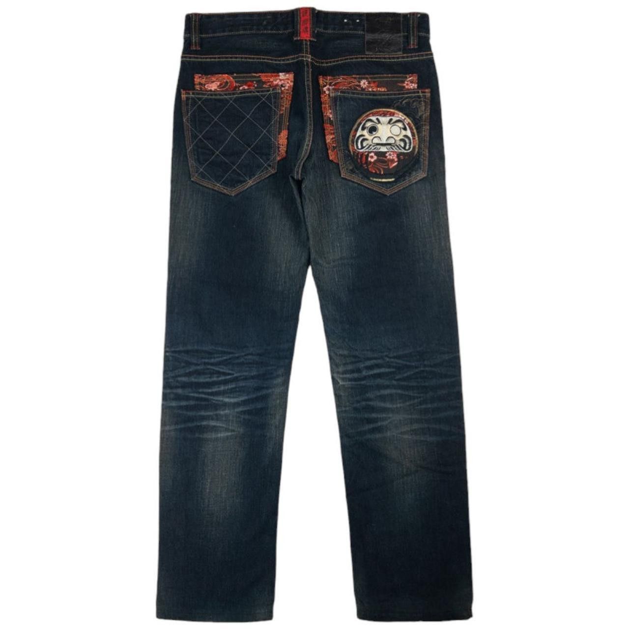 Other Vintage Big Train Embroidered Japanese Denim Jeans Size W32 Size US 32 / EU 48 - 2 Thumbnail