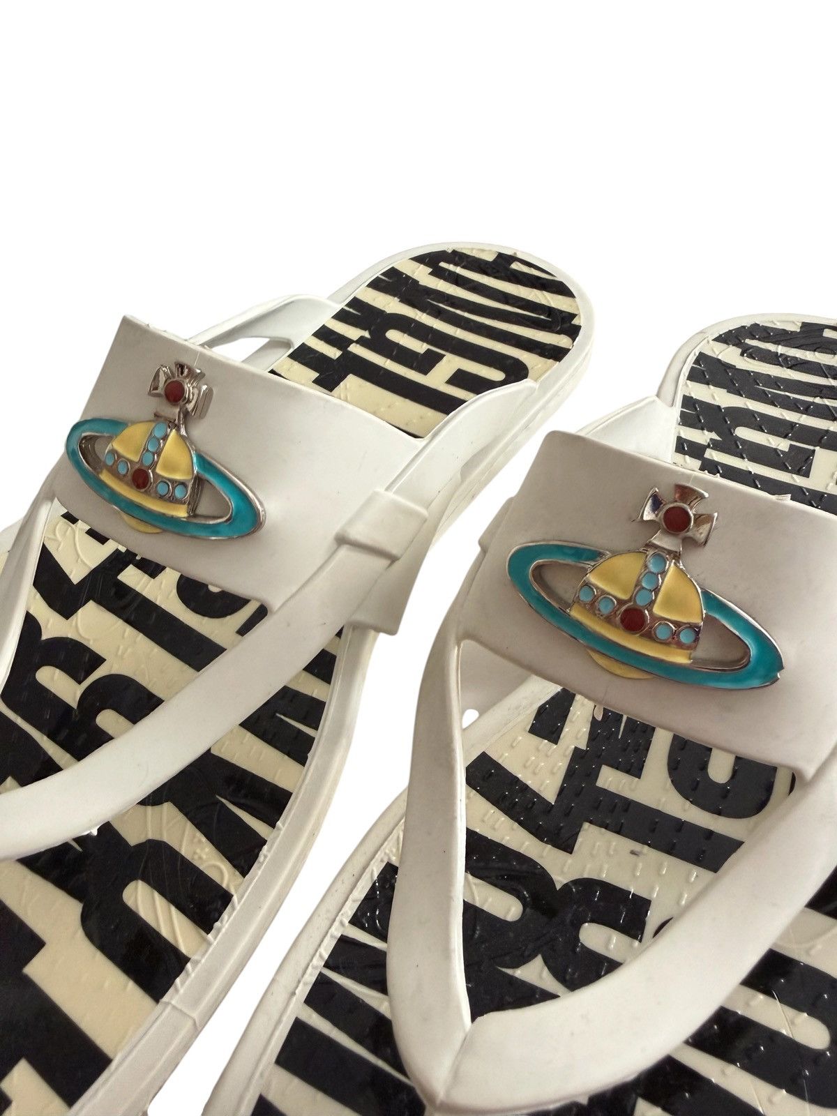Vivienne Westwood Vivienne Westwood Orb Rubber Slippers Size US 8 / EU 41 - 4 Thumbnail
