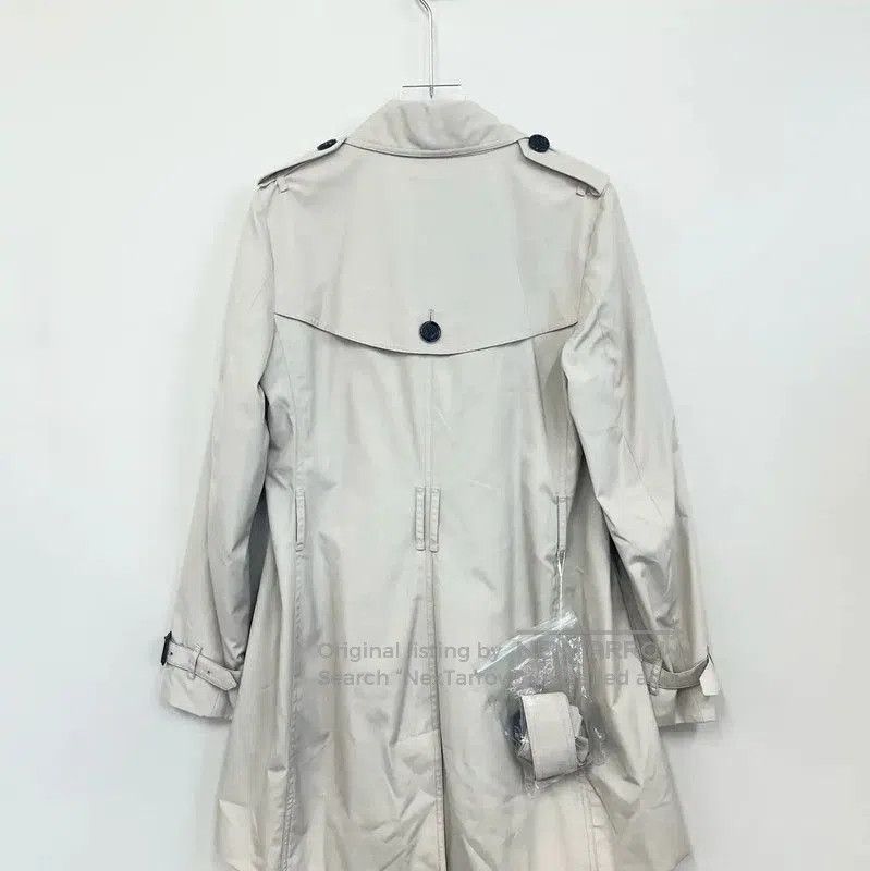 Burberry Burberry Gray Women's Trench Coat Size S. Size S / US 4 / IT 40 - 2 Thumbnail