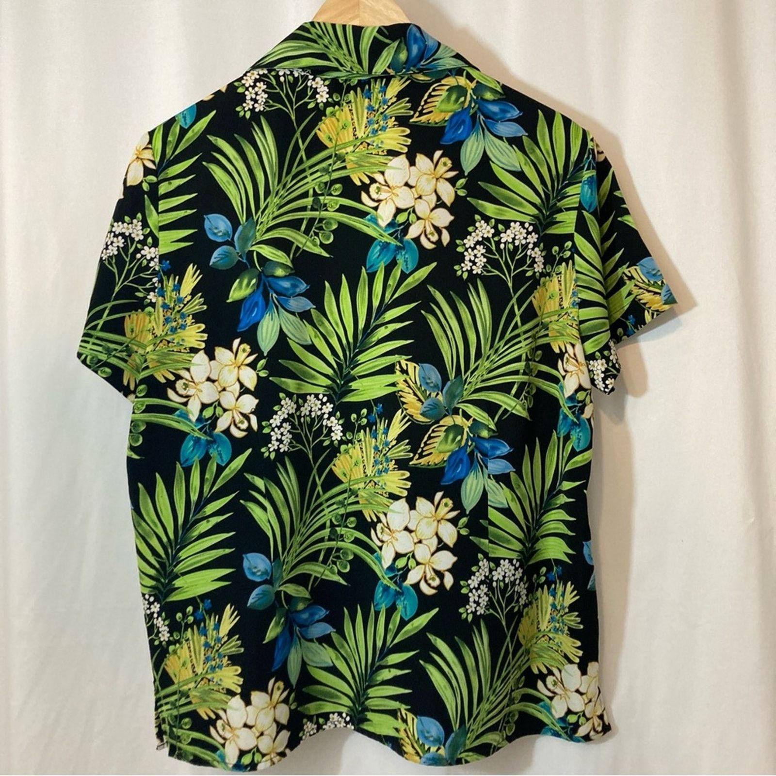 Other Vintage Sarah Bentley Tropical Floral Button Up Blouse Top Size M / US 6-8 / IT 42-44 - 7 Thumbnail