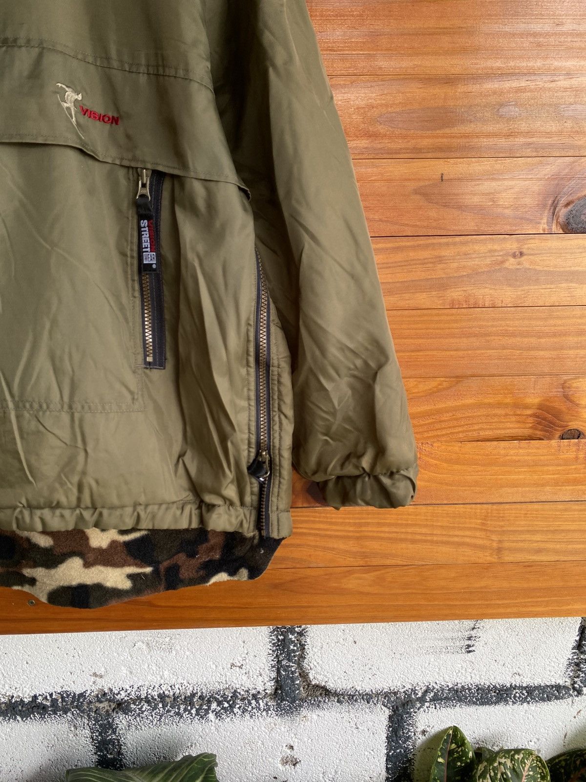 Vision Streetwear Vision Military Collection Hooded Jacket – Olive Anorak Size US L / EU 52-54 / 3 - 7 Thumbnail