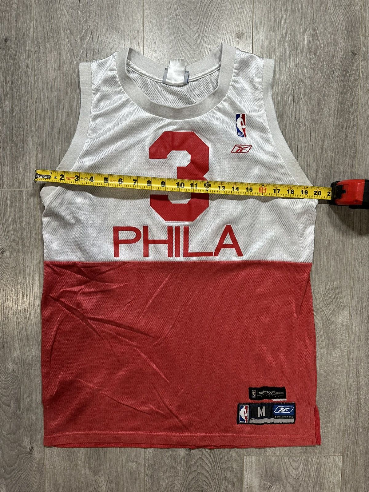 NBA × Reebok × Vintage Allen Iverson Philadelphia 76ers Reebok Vintage Phila Jersey Size US M / EU 48-50 / 2 - 10 Thumbnail