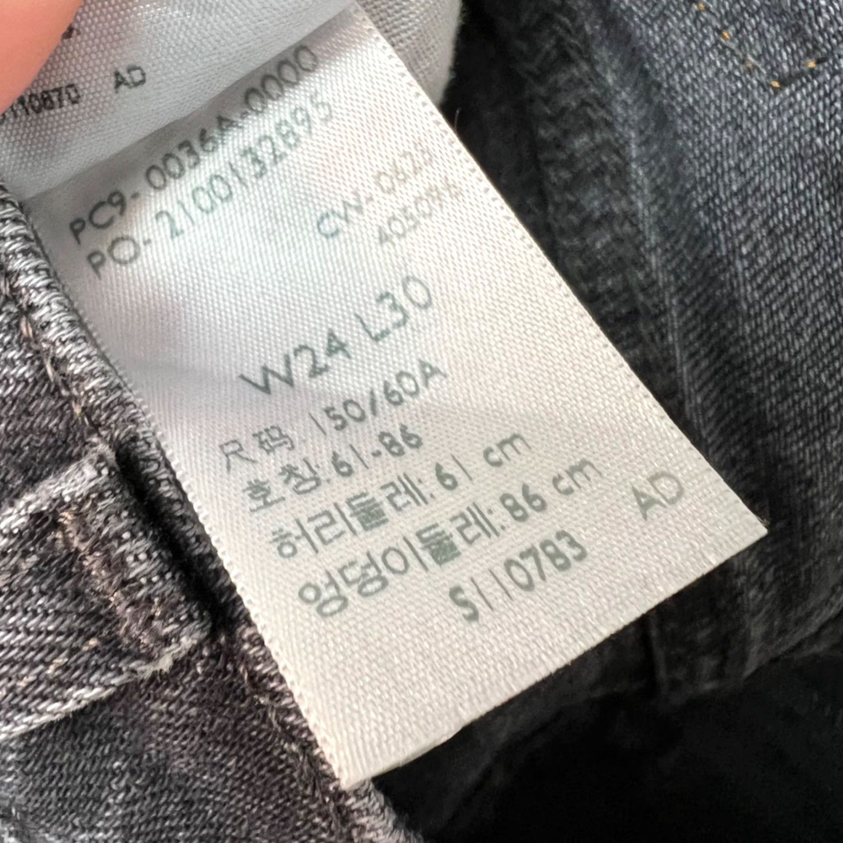Levi's Levi's 501 Jeans Womens 24x30 Black Denim High-Waisted Straight Leg Vintage No 90s (Adult) Womens Jeans Size 42" / US 20 - 6 Thumbnail
