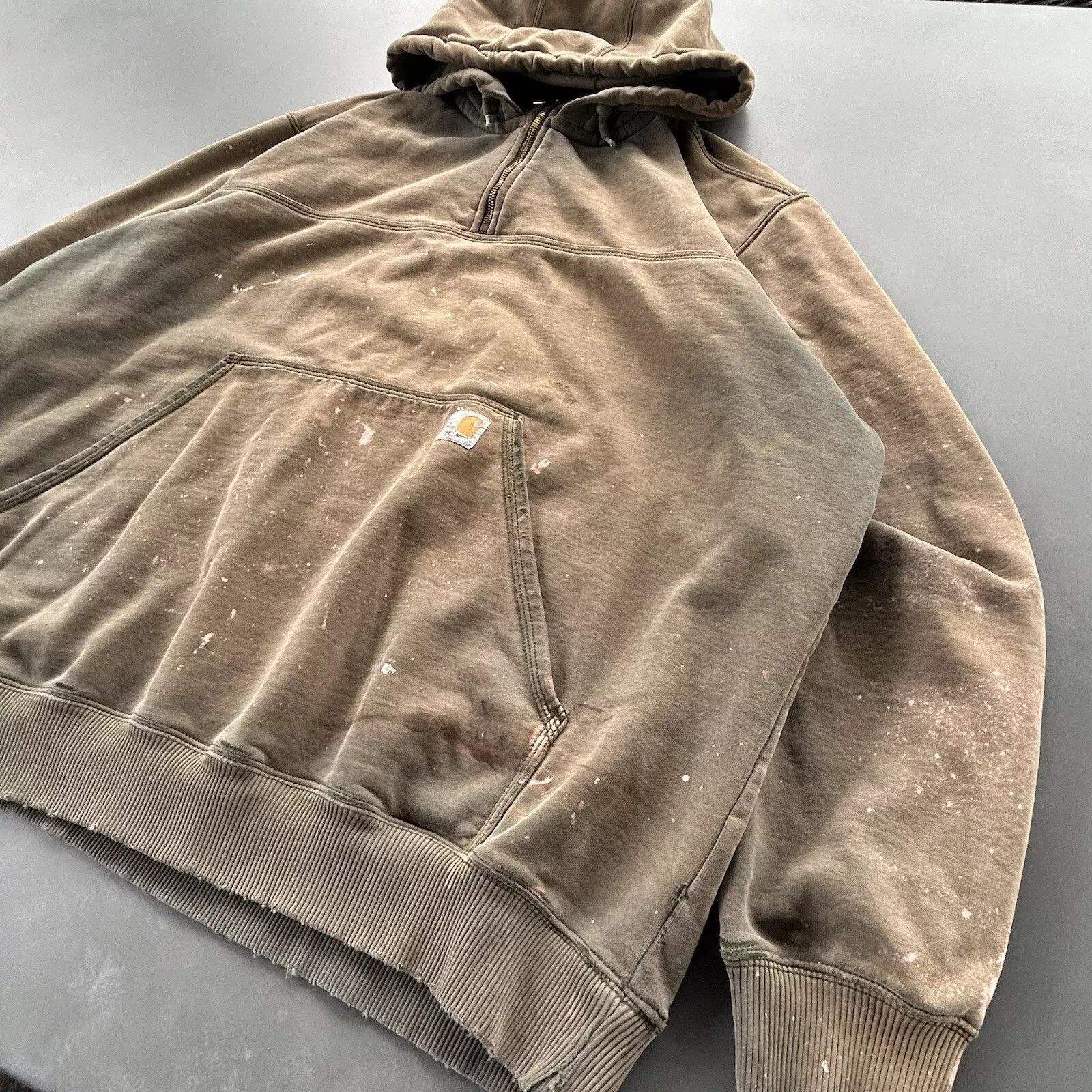 Carhartt Carhartt Rain Defender 1/4 Zip Hoodie Original Fit Size US XXL / EU 58 / 5 - 7 Thumbnail