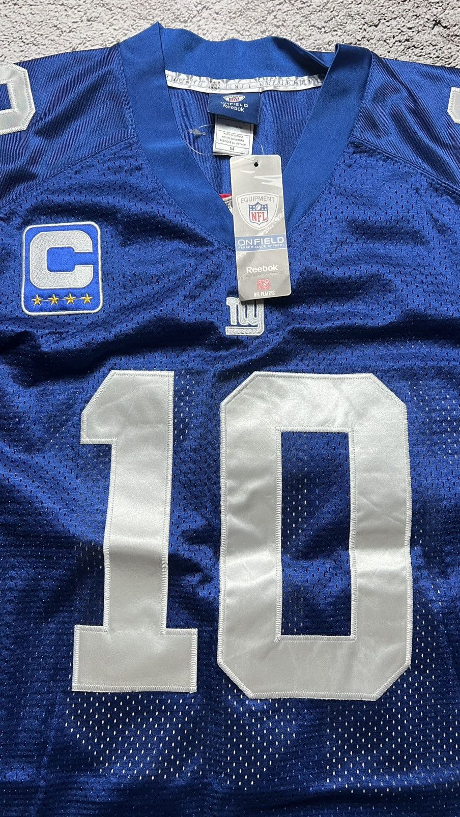 Reebok NWT‼️New York Giants NFL Eli Manning captain reebok jersey Size US XL / EU 56 / 4 - 3 Thumbnail