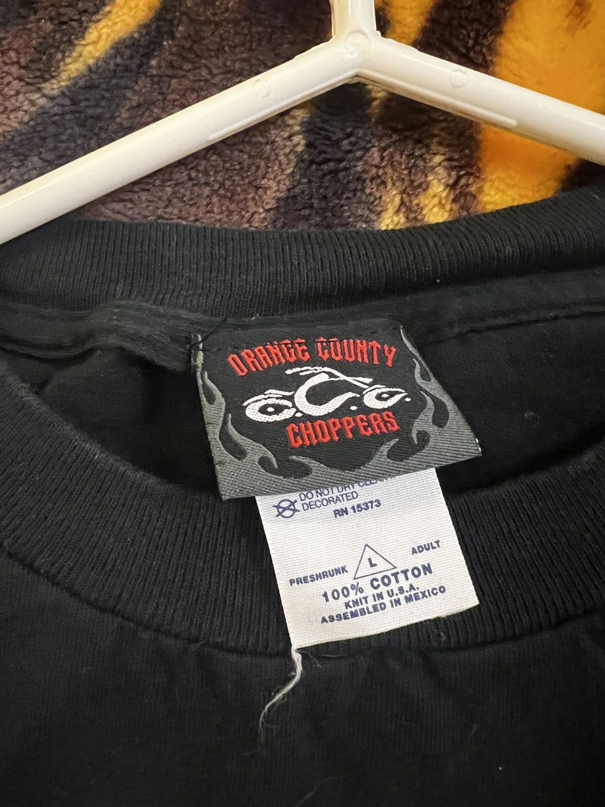 Vintage × West Coast Choppers Vintage Orange County Choppers Black Faded Tee Size US L / EU 52-54 / 3 - 6 Thumbnail