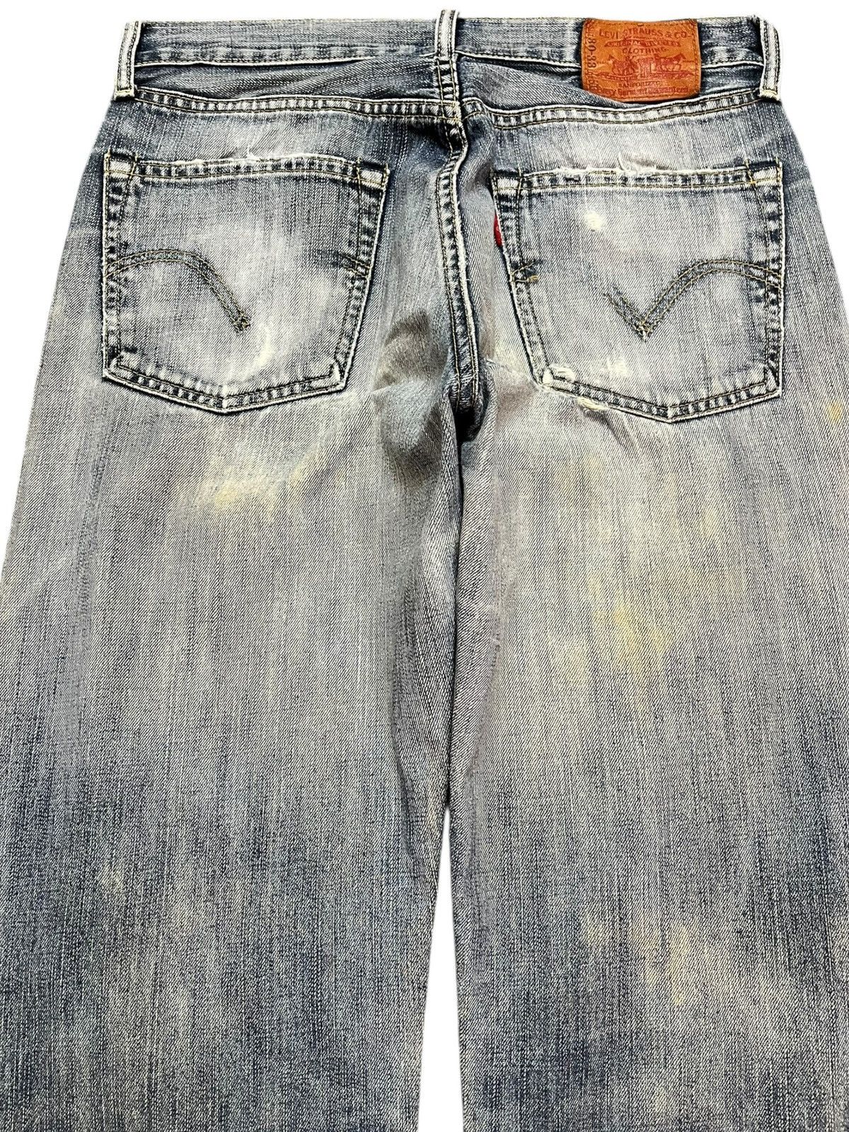 Levi's Vintage Clothing Vintage Levi’s 503 Baggy Wide Leg Mudwash Ripped Denim Size US 30 / EU 46 - 6 Thumbnail