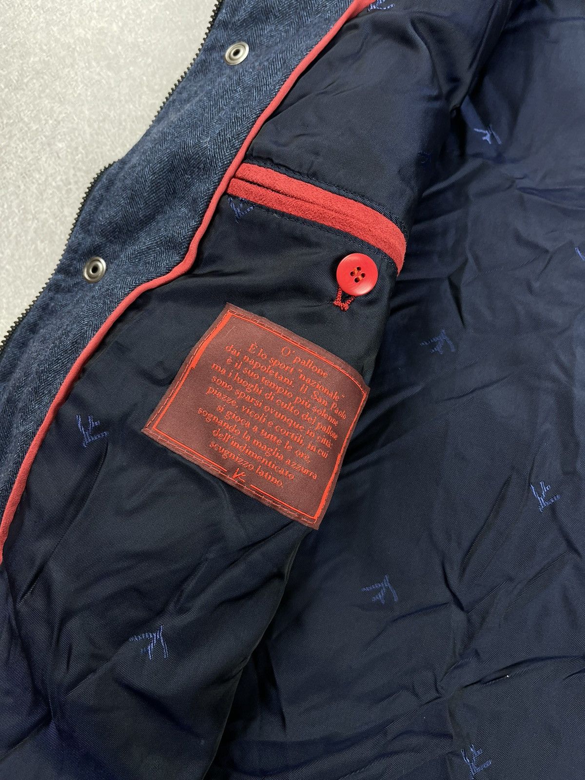 Isaia Isaia Lana Wool Down Puffer Vest Size 50 Size US M / EU 48-50 / 2 - 8 Thumbnail