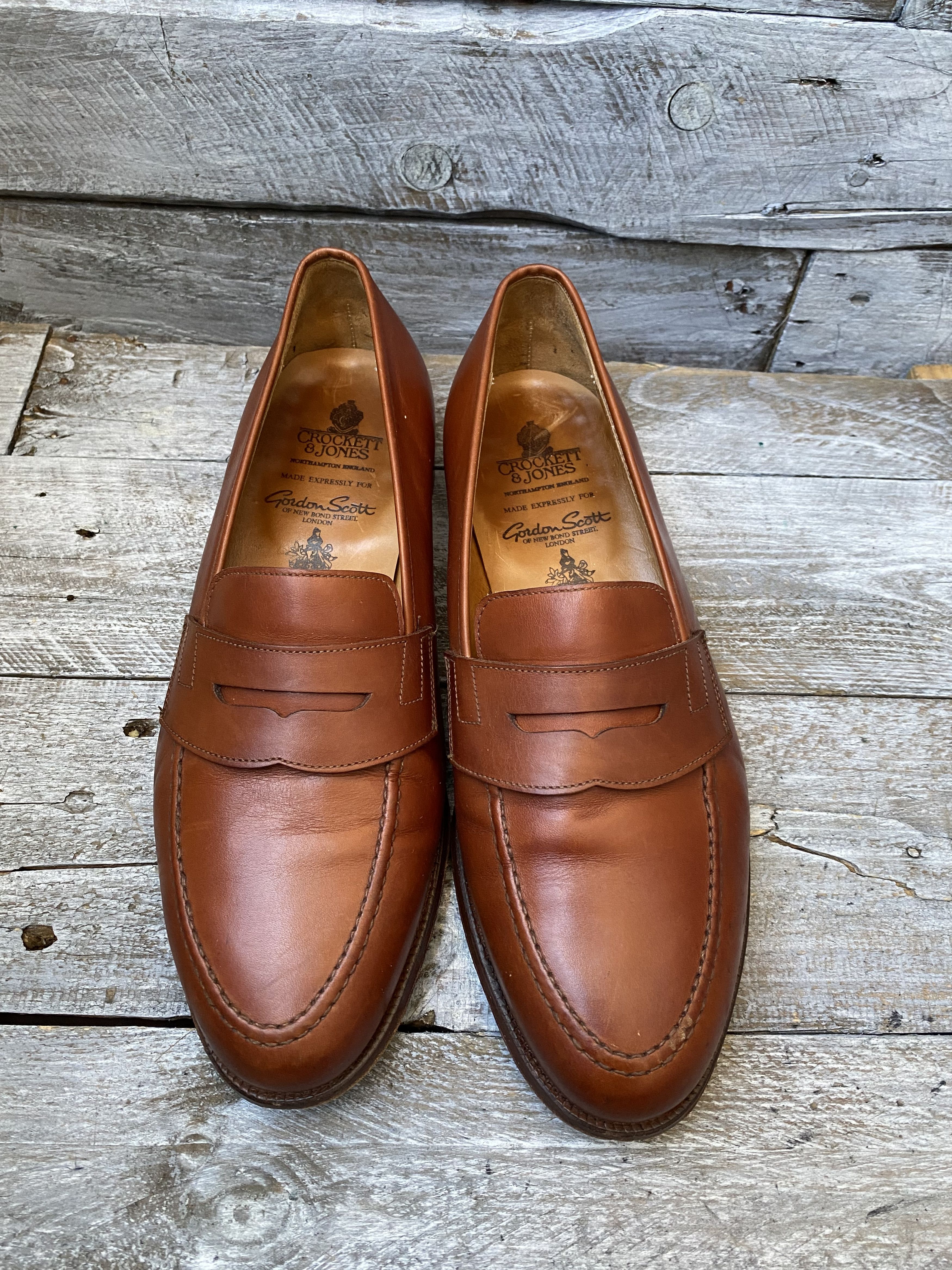 Crockett & Jones Crockett and jones brown penny loafers Uk 9G Size US 10 / EU 43 - 16 Thumbnail