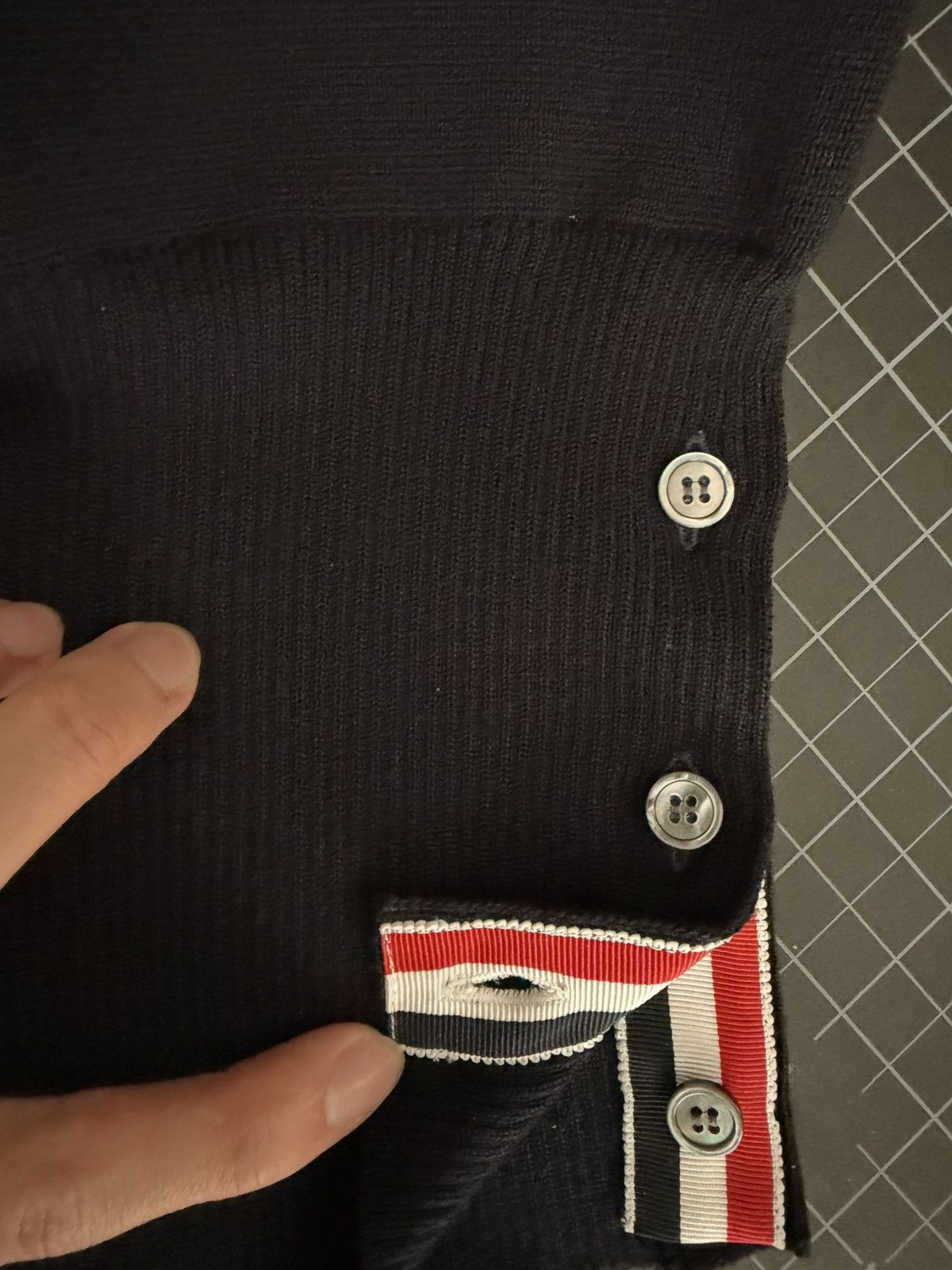 Thom Browne Thom Browne navy sweater Size US S / EU 44-46 / 1 - 6 Thumbnail