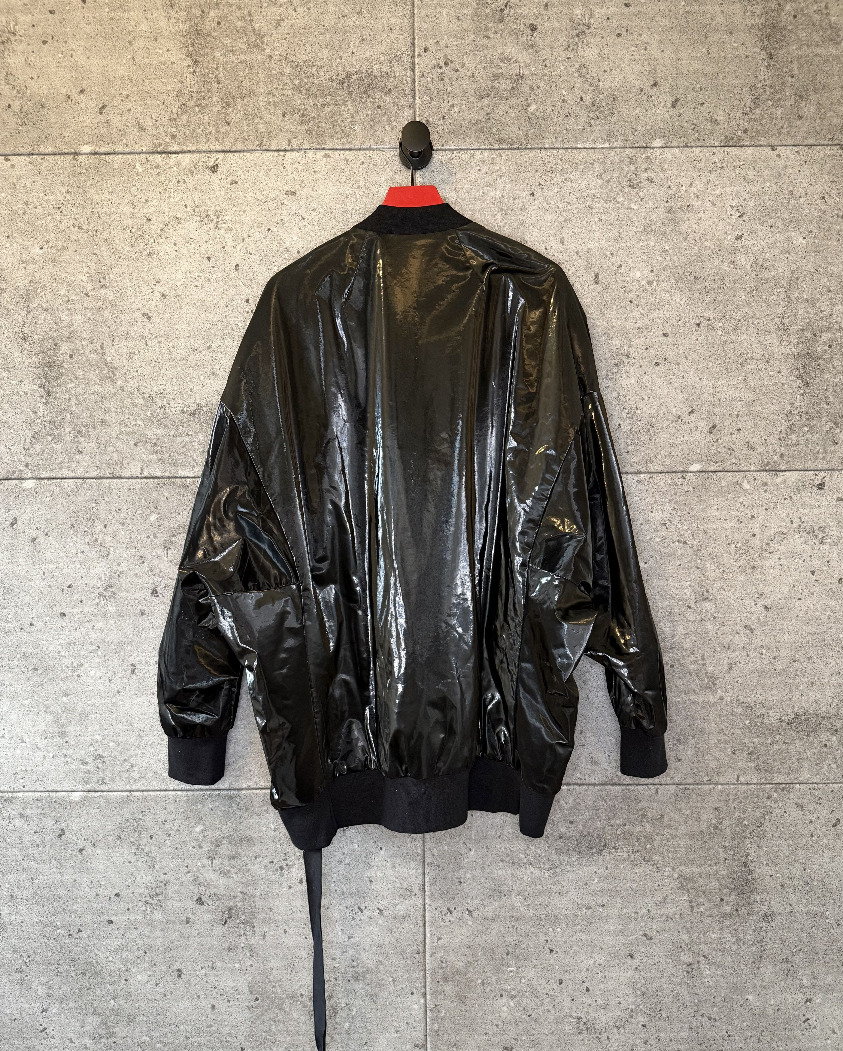 Rick Owens × Rick Owens Drkshdw Rick owens patent jumbo flight bomber jacket Size US XXL / EU 58 / 5 - 2 Thumbnail