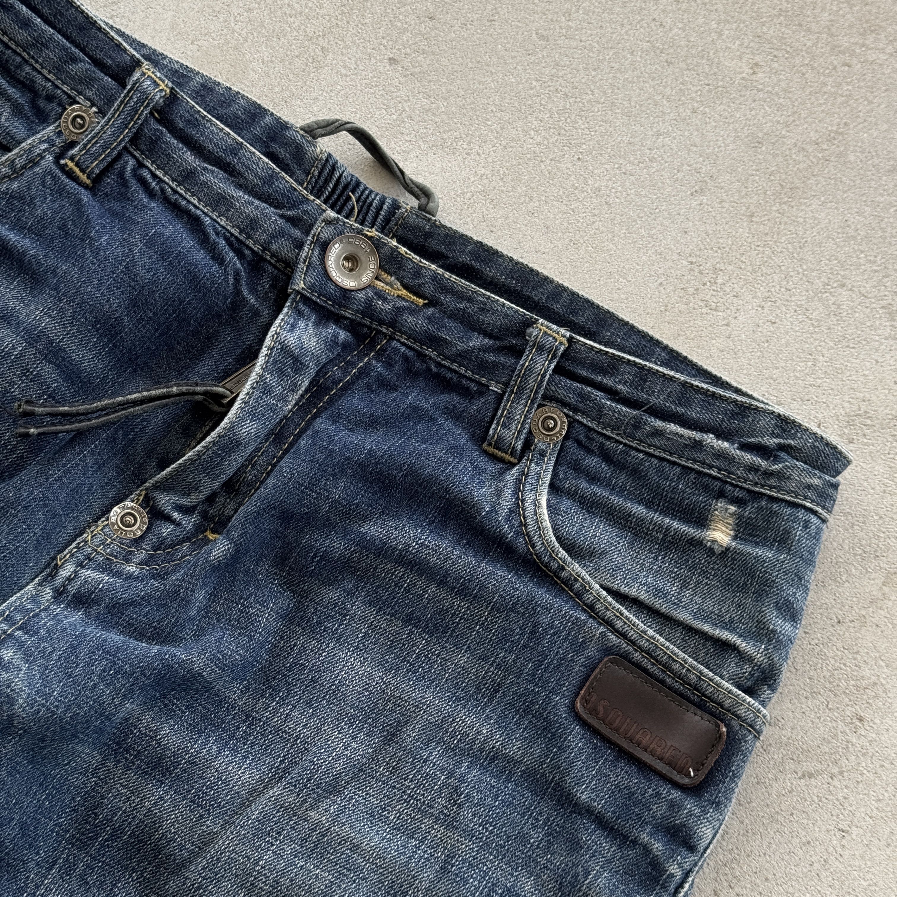 Dsquared2 Dsquared2 Biker Jeans Distressed Blue Denim Trousers Size 52 Size US 36 / EU 52 - 5 Thumbnail
